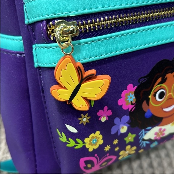 NWT Loungefly Disney Encanto Mini Backpack | Mirabel Butterfly Floral